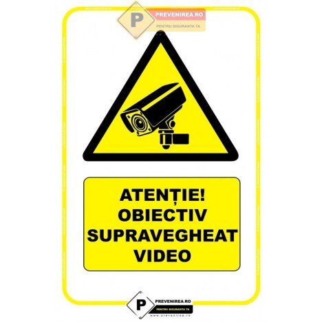 Indicatoare obiectiv supravegheat video